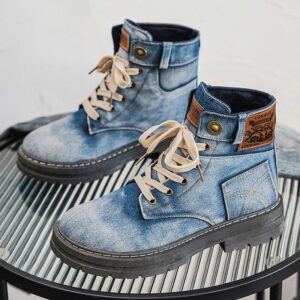 Denim High Top Sneakers