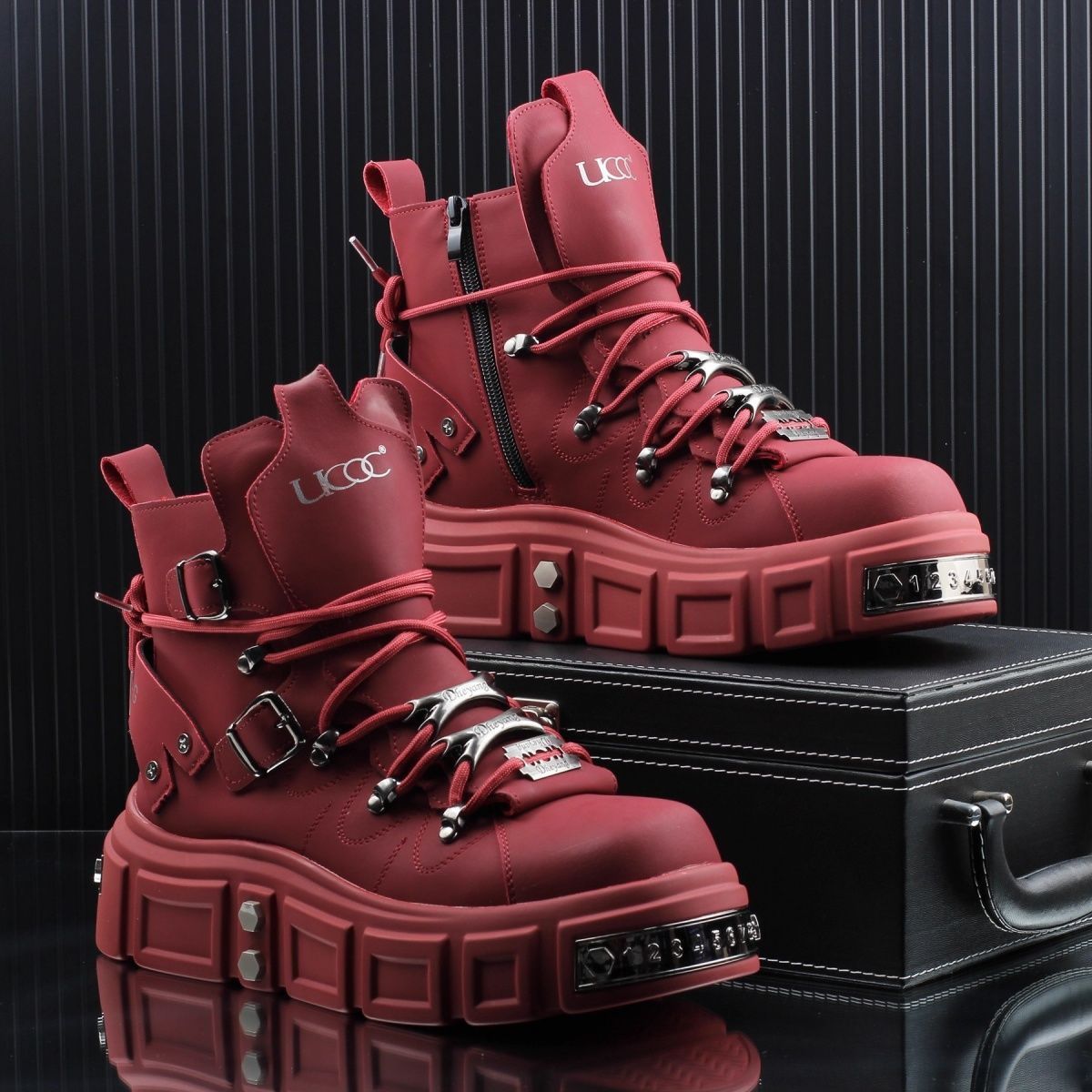Platform Combat Boots